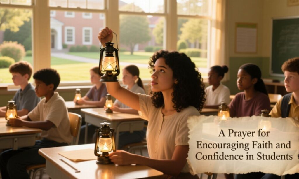 A Prayer for Encouraging Faith and Confidence in Students