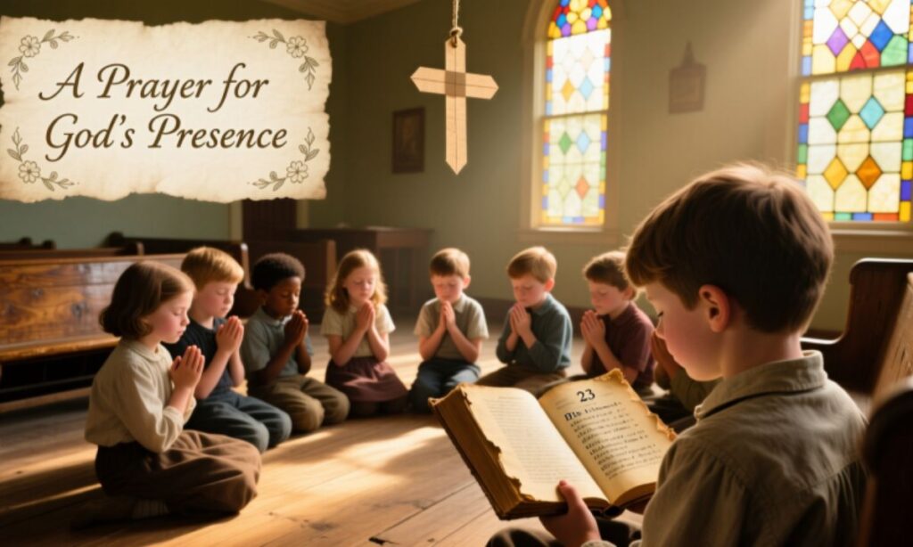 A Prayer for God's Presence in Sunday School