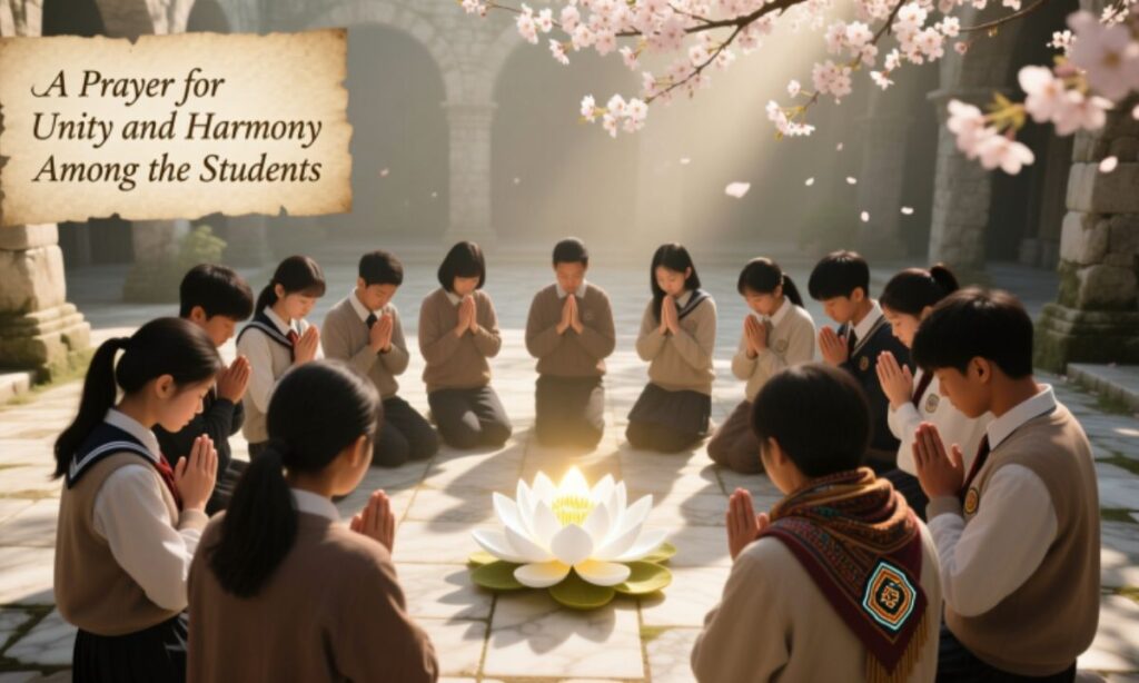 A Prayer for Unity and Harmony Among the Students
