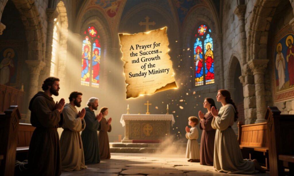 A Prayer for the Success and Growth of the Sunday Ministry