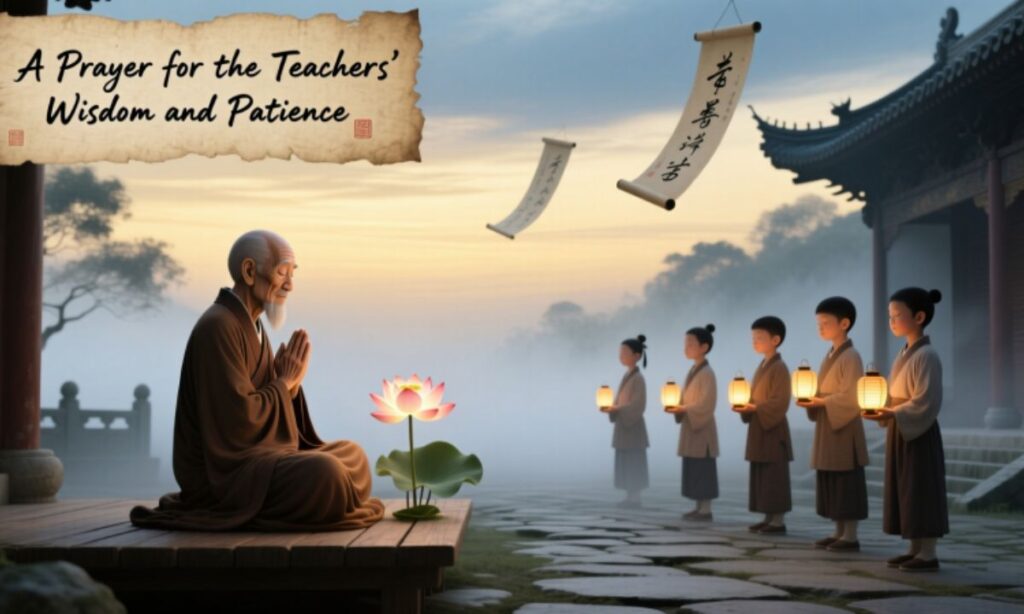 A Prayer for the Teachers' Wisdom and Patience