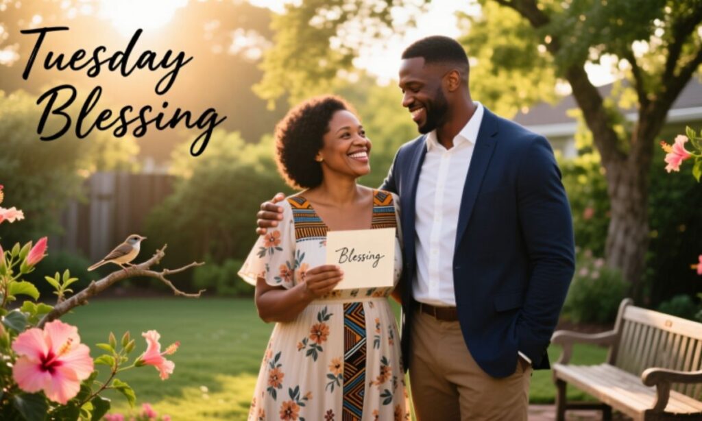 African American Tuesday Blessing for Wife