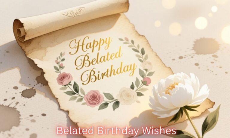 Belated Birthday Wishes