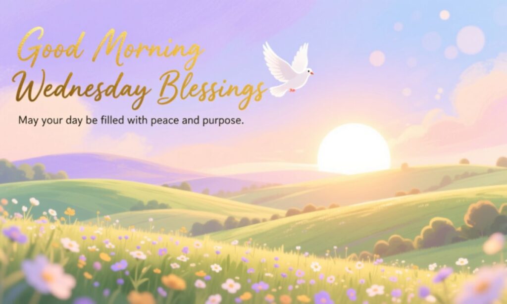 Delightful Good Morning Wednesday Blessings