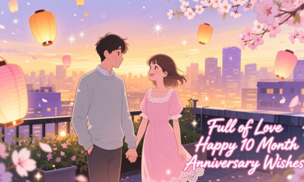 Full of Love Happy 10 Month Anniversary Wishes