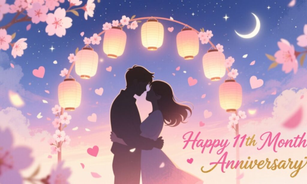 Full of Love Happy Eleven Month Anniversary Wishes