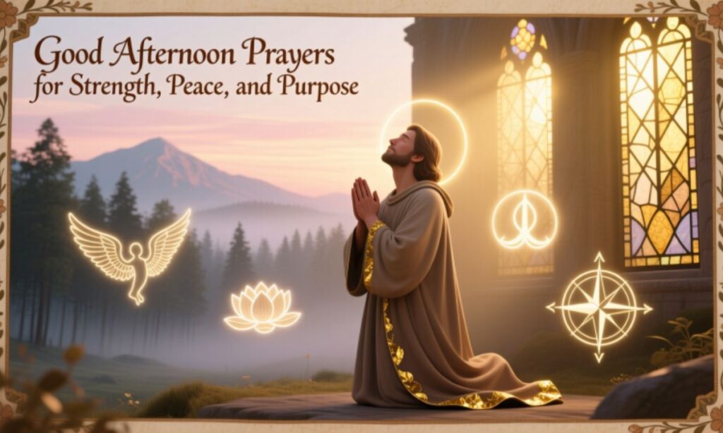 Good Afternoon Prayers for Strength, Peace, and Purpose