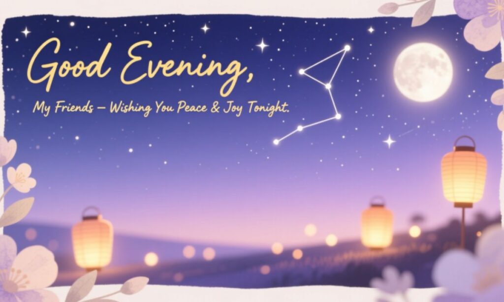 Good Evening Messages for Friends