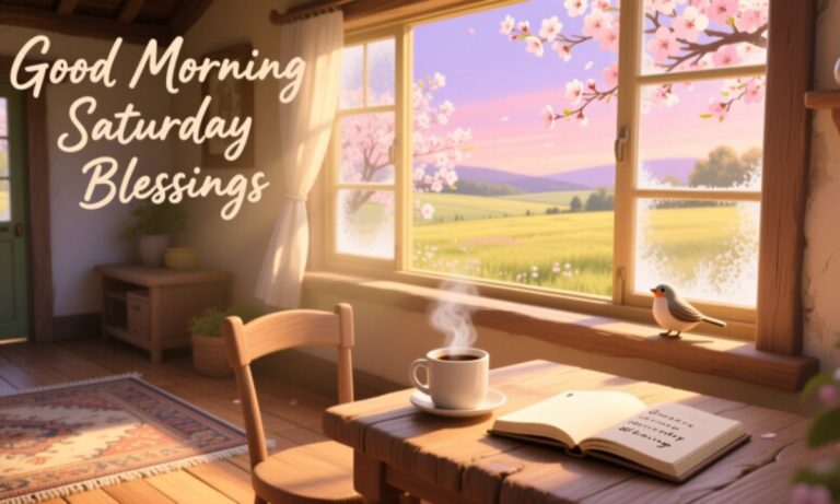 Good Morning Saturday Blessings