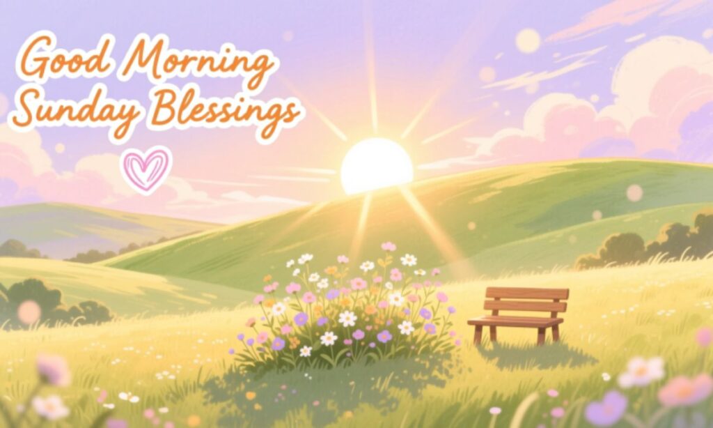 Good Morning Sunday Blessings