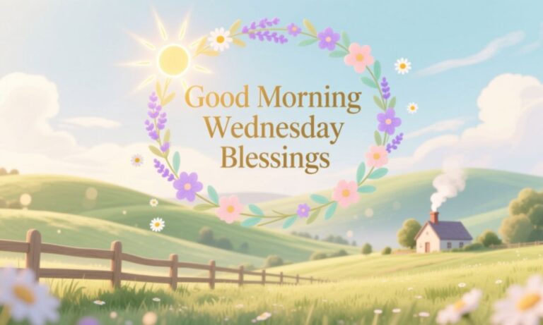 Good Morning Wednesday Blessings