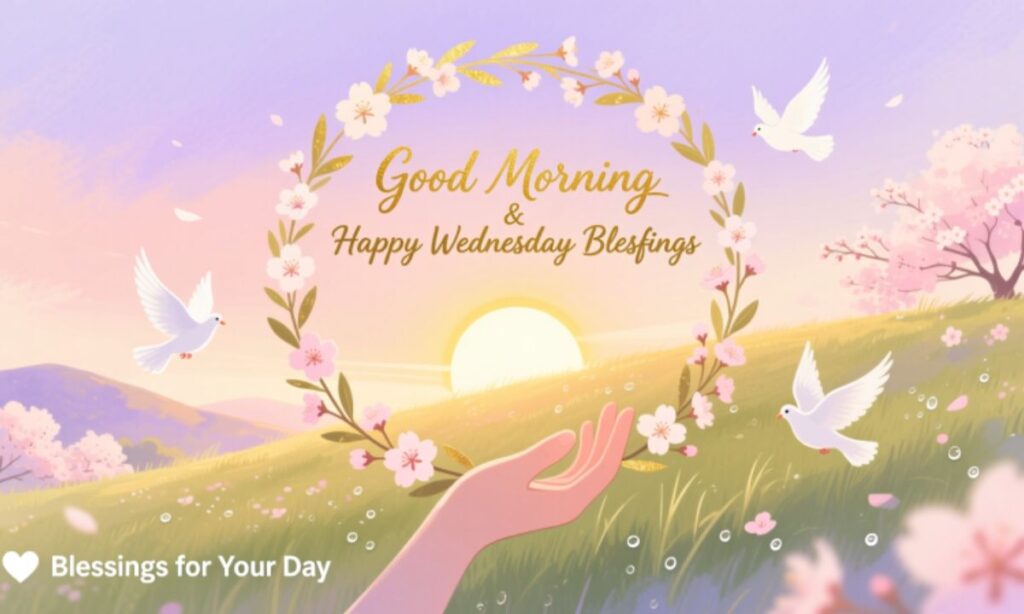 Good Morning and Happy Wednesday Blessings Images