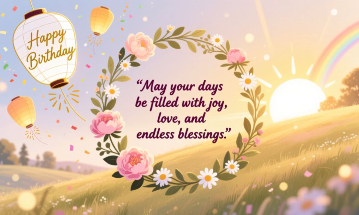 115+ Happy Birthday Blessings and Wishes for Loved Ones