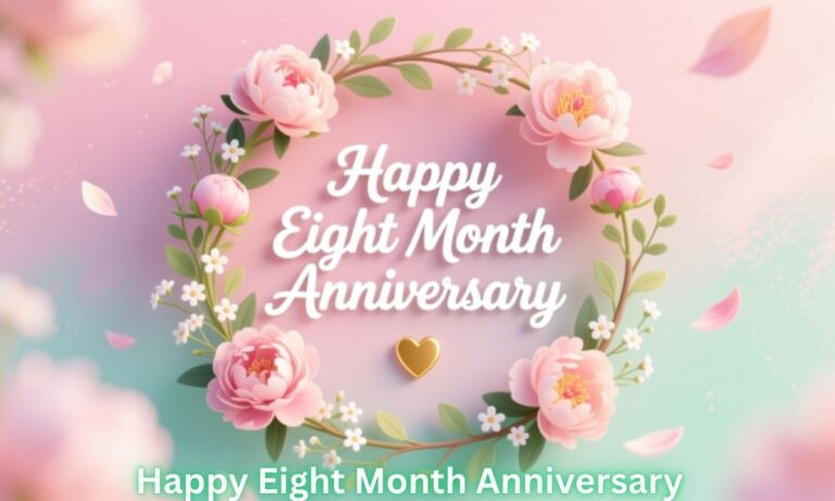 Happy Eight Month Anniversary