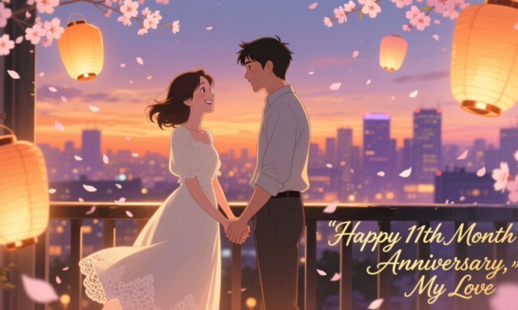 Happy Eleven Month Anniversary Wishes for Wife