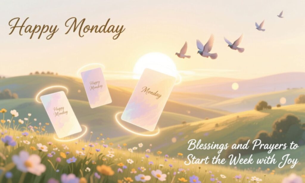 Happy Monday Blessings and Prayers to Start the Week with Joy