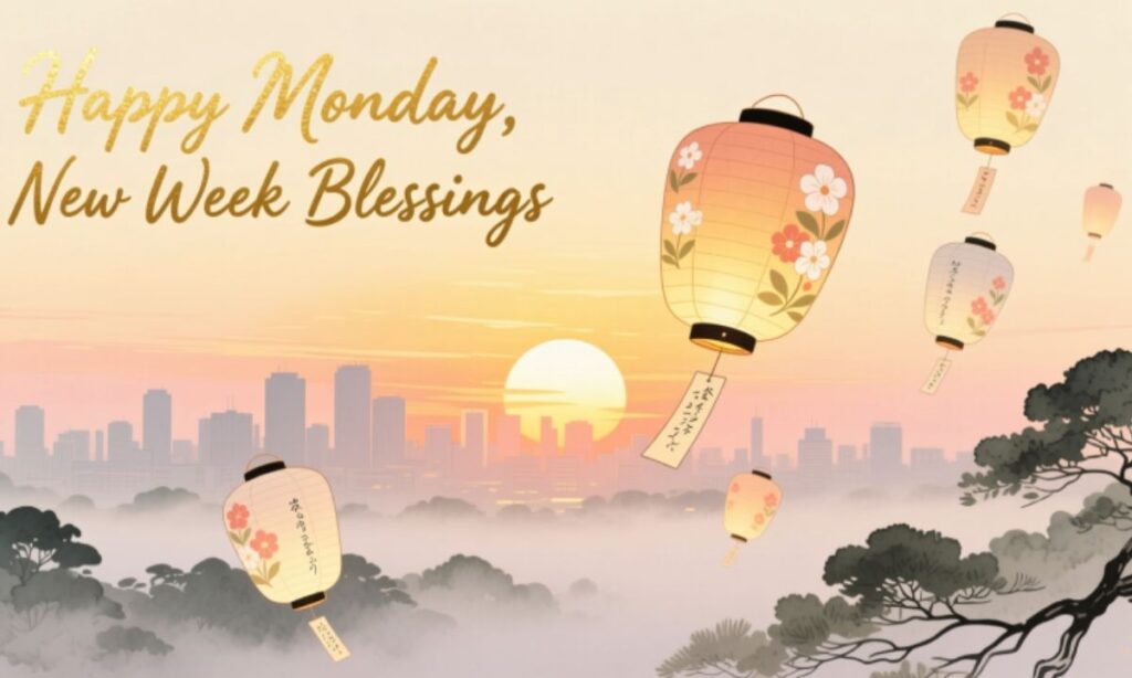 Happy Monday New Week Blessings