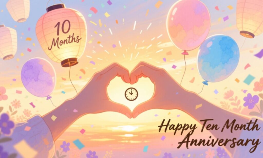 Happy Ten Month Anniversary Wishes