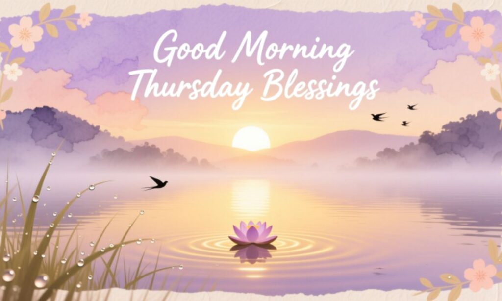 Positive Good Morning Thursday Blessings