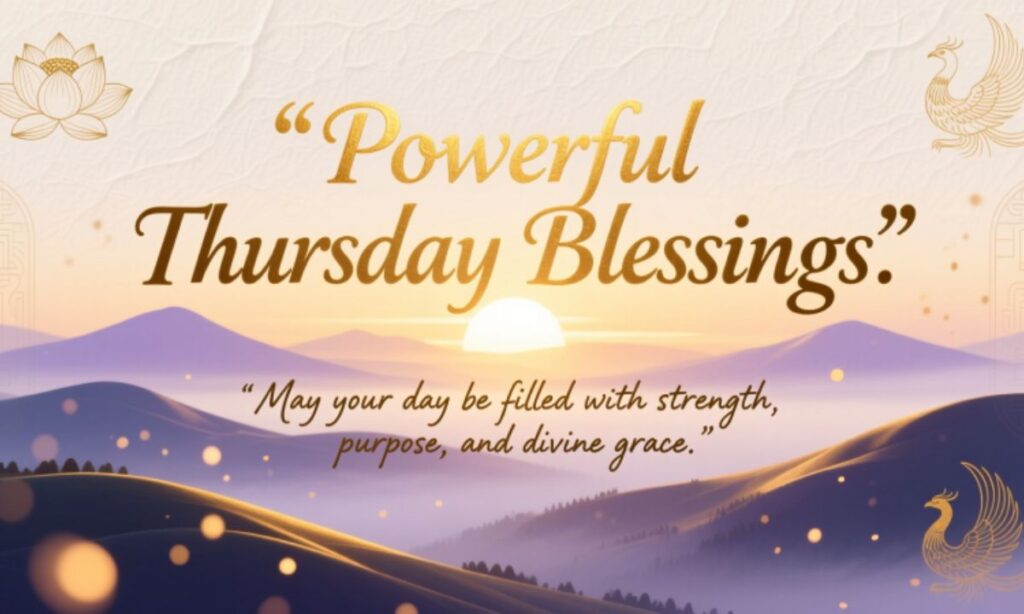 Powerful Thursday Blessings Quotes