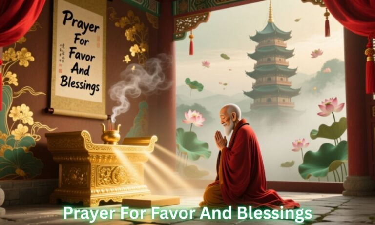 Prayer For Favor And Blessings