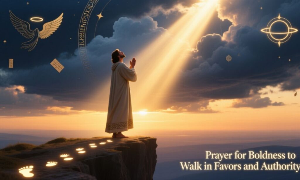 Prayer for Boldness to Walk in Favors and Authority