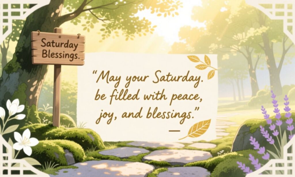 Saturday Inspirational Blessings Quotes