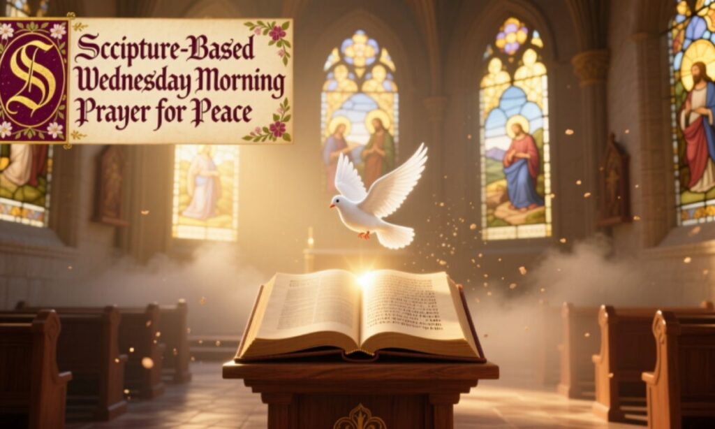 Scripture-Based Wednesday Morning Prayer for Peace