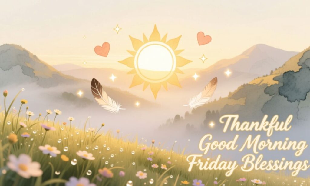 Thankful Good Morning Friday Blessings