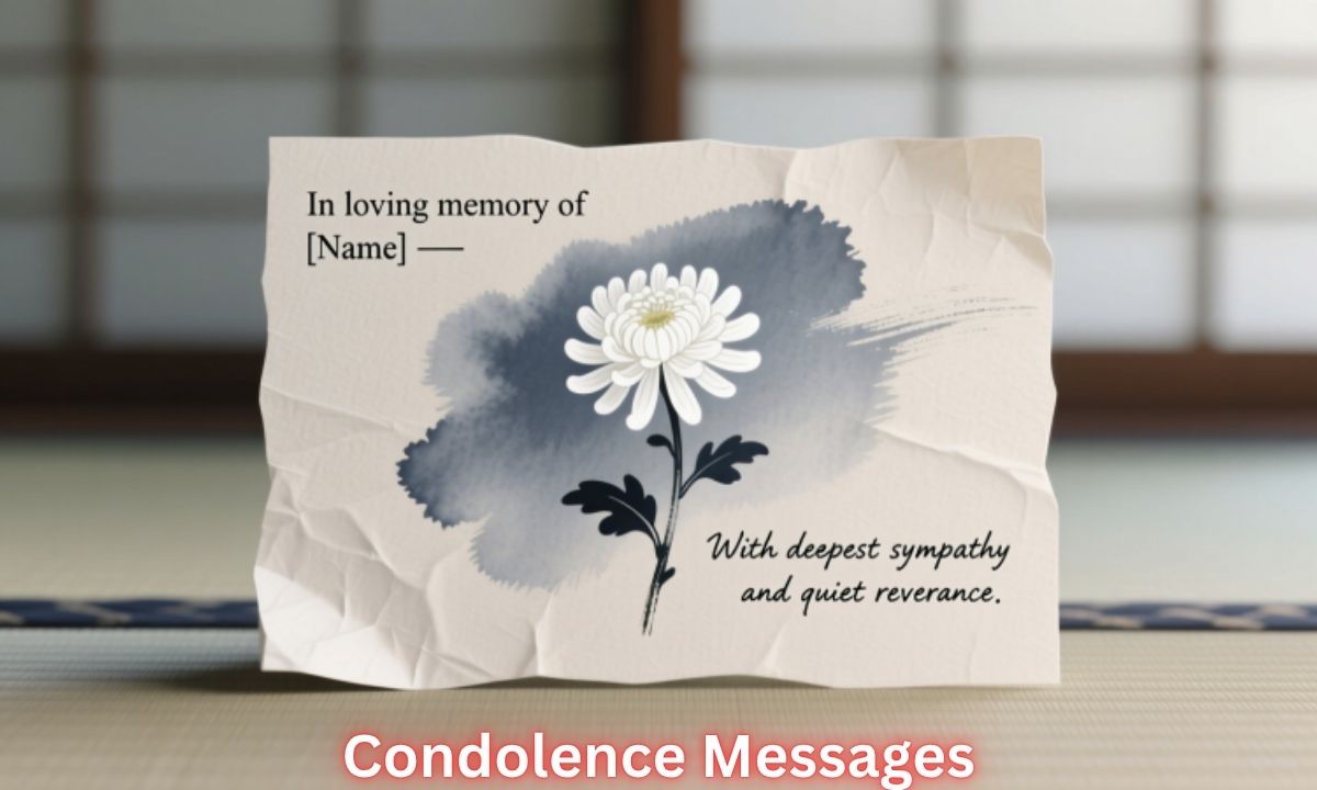 Condolence Messages