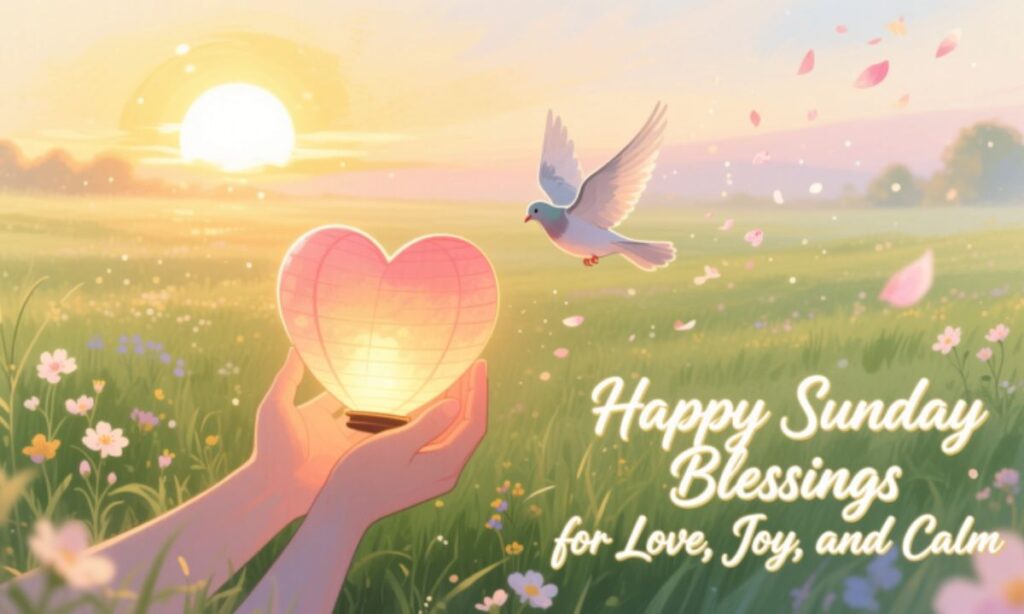 Happy Sunday Blessings for Love, Joy, and Calm