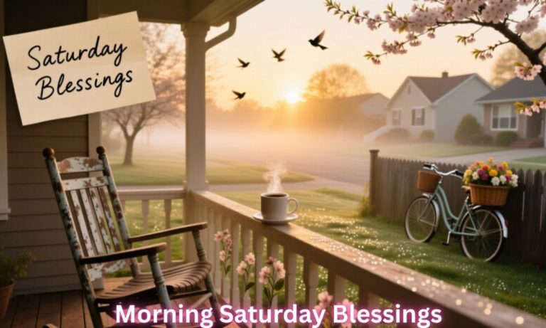 Morning Saturday Blessings