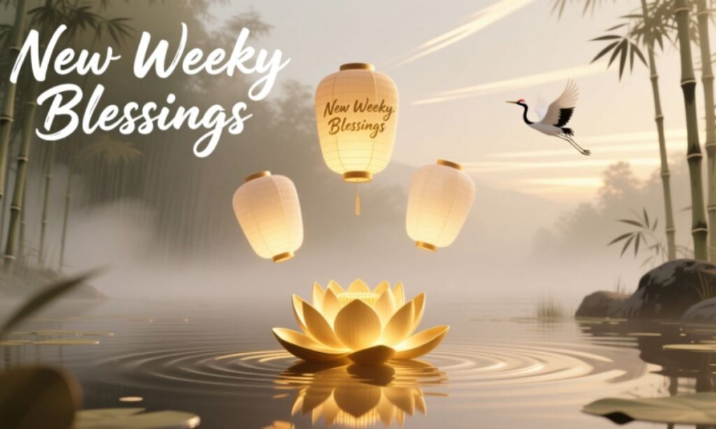 New Week Blessings Images and Visual Words