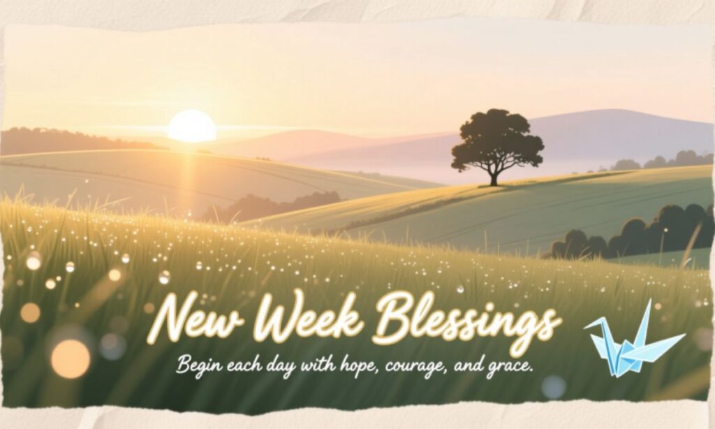 New Week Blessings Quotes for Morning Inspiration