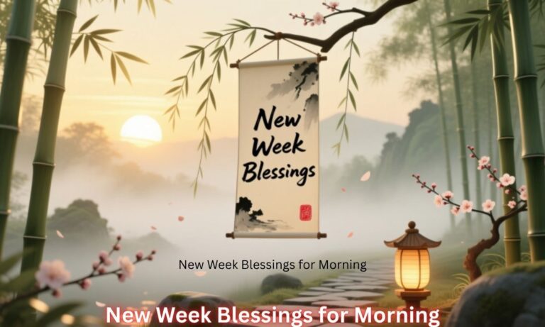 New Week Blessings for Morning