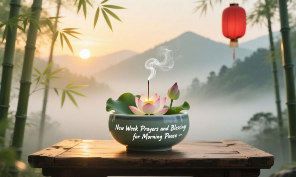 New Week Prayers and Blessings for Morning Peace