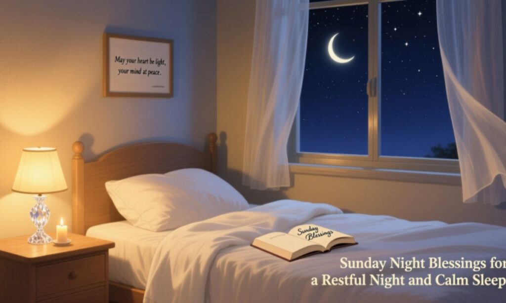 Sunday Night Blessings for a Restful Night and Calm Sleep