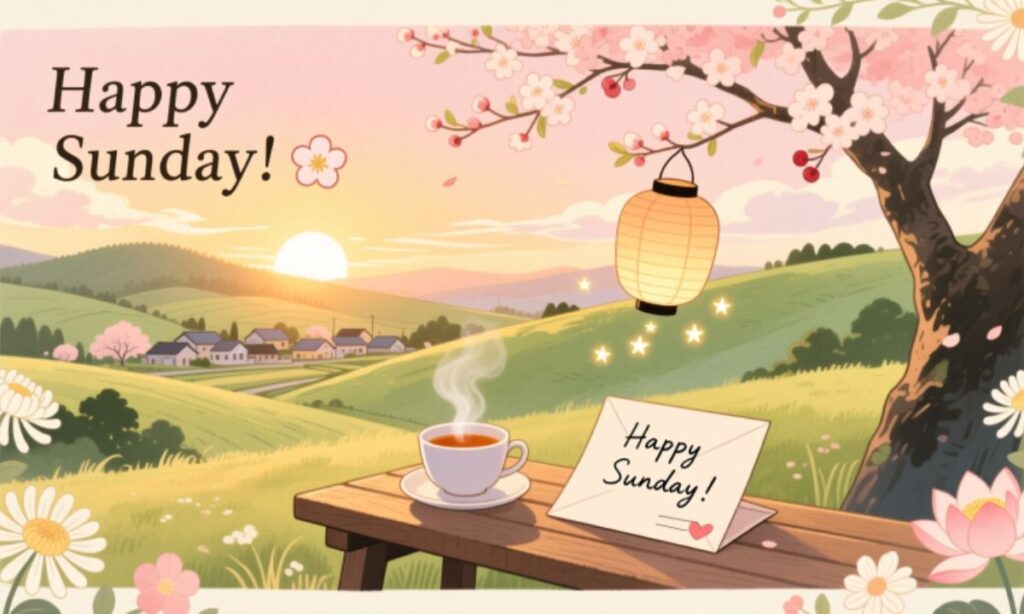 Sunday morning greetings and blessings for friends