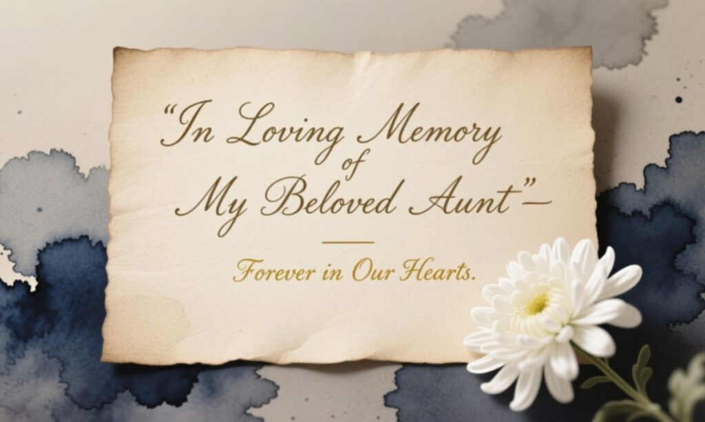 condolence-message-to-my-aunt