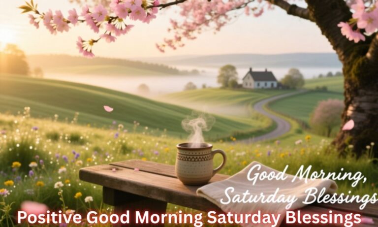 Positive Good Morning Saturday Blessings