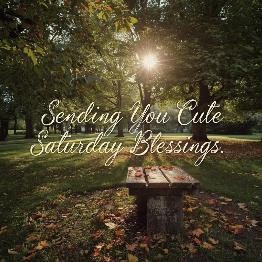 Cute Saturday Blessings for Friends