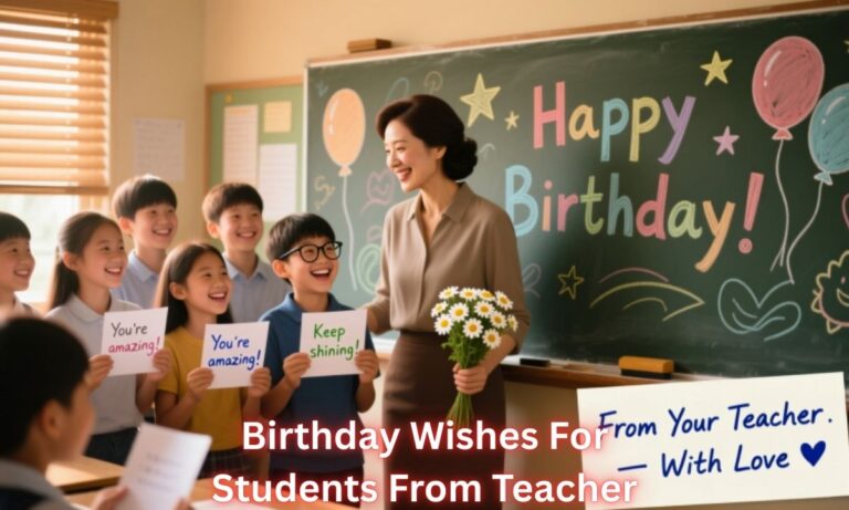 Birthday Wishes For Students From Teacher