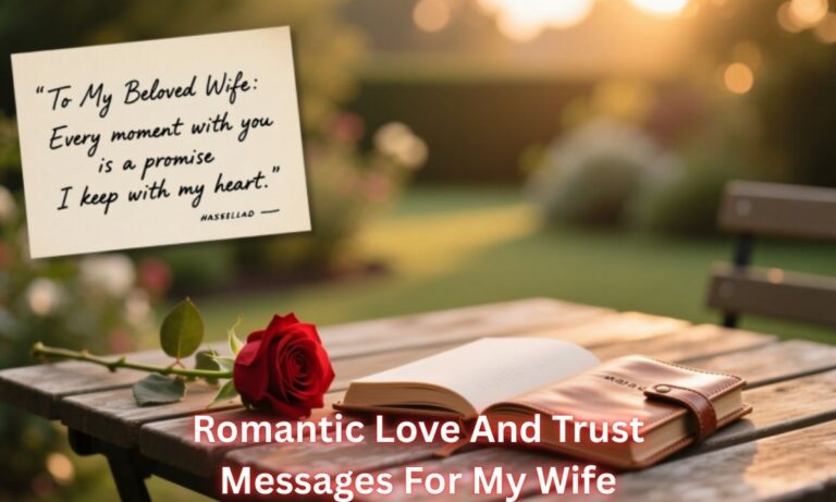 Romantic Love And Trust Messages For My Wife