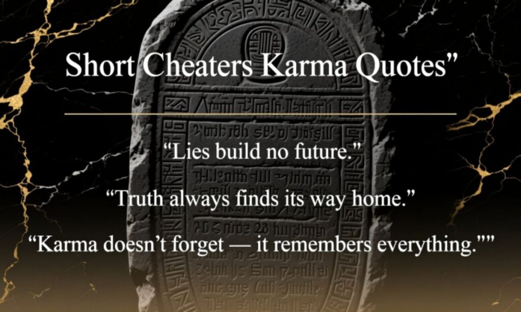 short-cheaters-karma-quotes