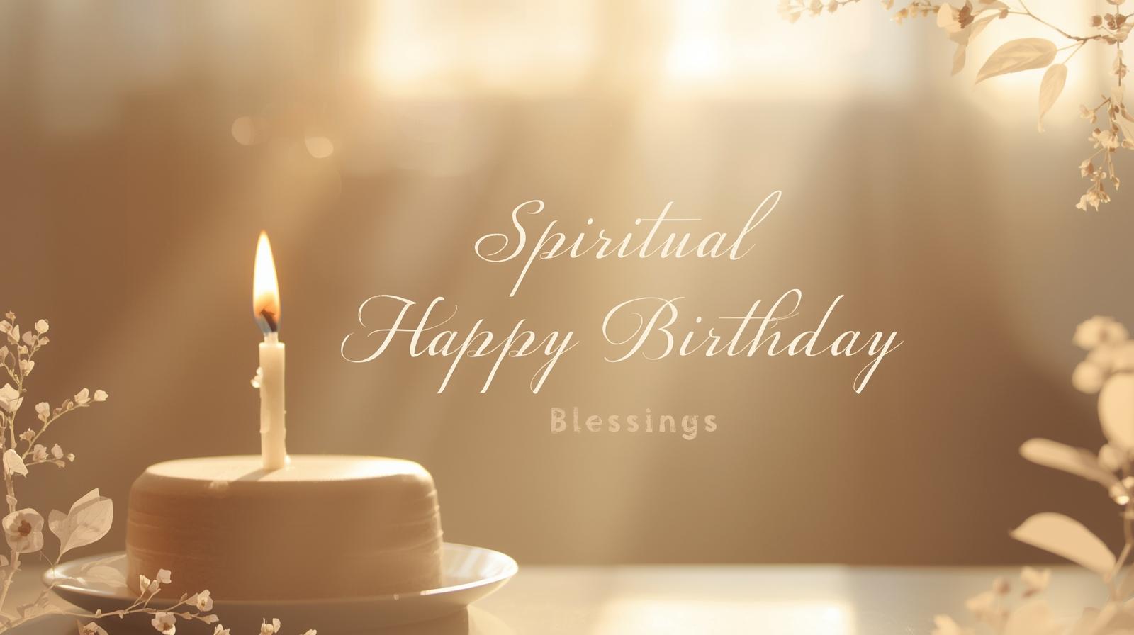 Spiritual Happy Birthday Blessings